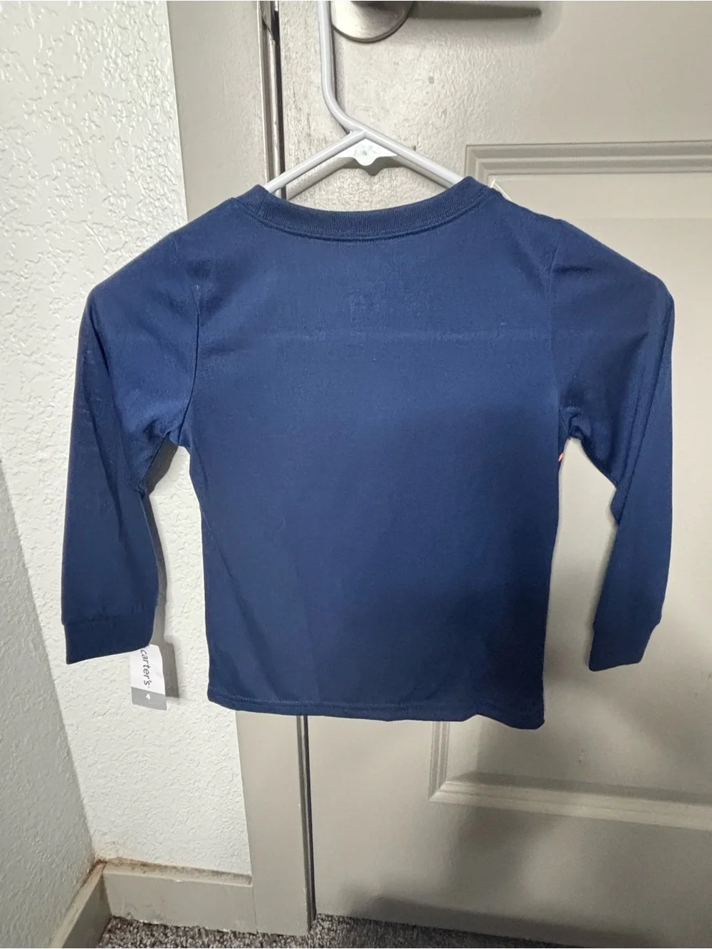 Carter's Navy Blue Long-Sleeve Tee with Gamer Controller Graphic, NWT